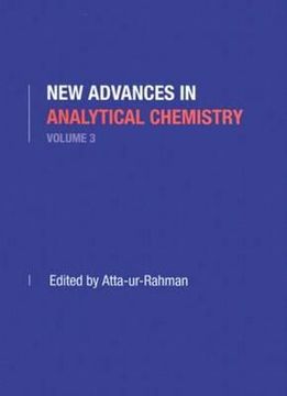 portada new advances in analytical chemistry, volume 3 (en Inglés)