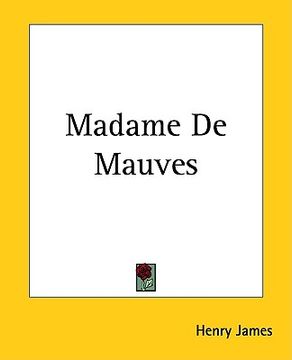 portada madame de mauves (in English)