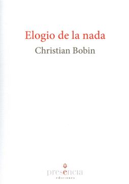 portada Elogio de la Nada