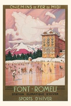portada Vintage Journal Font-Romeu, France Travel Poster (in English)
