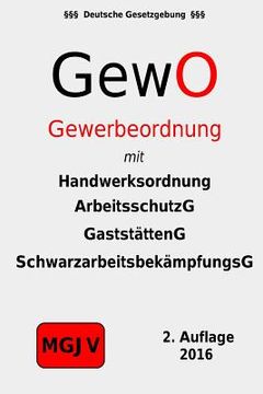 portada Gewerbeordnung - GewO (en Alemán)