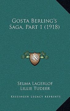 portada gosta berling's saga, part 1 (1918) (en Inglés)