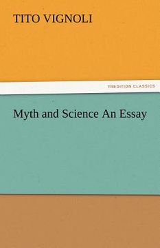portada myth and science an essay (en Inglés)