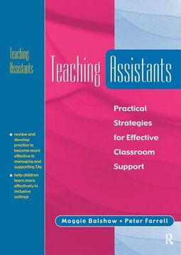 portada Teaching Assistants: Practical Strategies for Effective Classroom Support (en Inglés)