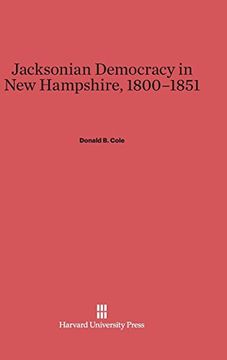portada Jacksonian Democracy in new Hampshire, 1800-1851 (en Inglés)