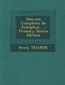 portada Oeuvres Completes De Xenophon... (in French)