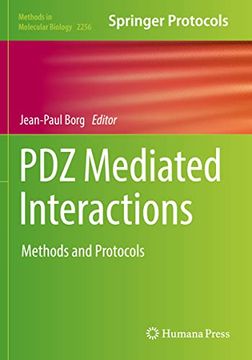 portada Pdz Mediated Interactions: Methods and Protocols (Methods in Molecular Biology) (in English)