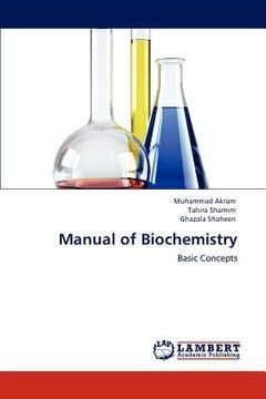 portada manual of biochemistry (en Inglés)