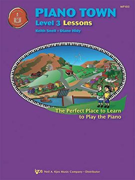 portada Piano Town Lessons Level 3: Level 3 Lessons 
