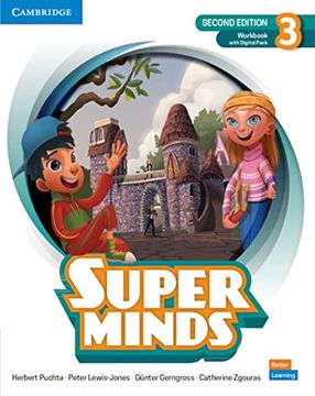 portada Super Minds Level 3 Workbook with Digital Pack British English (en Inglés)