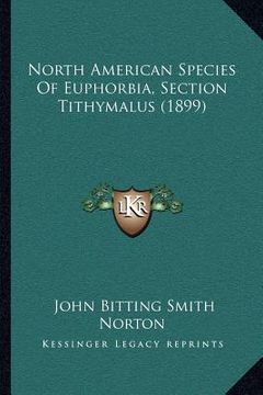 portada north american species of euphorbia, section tithymalus (1899) (en Inglés)