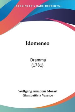 portada Idomeneo: Dramma (1781) (en Italiano)