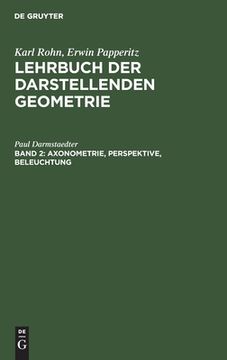 portada Axonometrie, Perspektive, Beleuchtung (German Edition) [Hardcover ] (en Alemán)