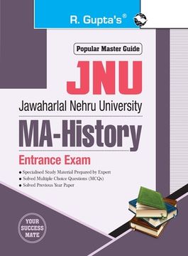 portada Jnu: MA-HISTORY Entrance Exam Guide (in English)