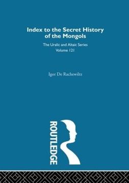 portada Index to the Secret History of the Mongols (en Inglés)