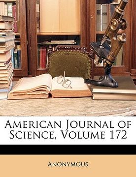 portada american journal of science, volume 172 (en Inglés)
