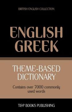portada Theme-based dictionary British English-Greek - 7000 words