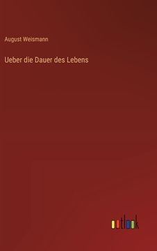 portada Ueber die Dauer des Lebens (in German)