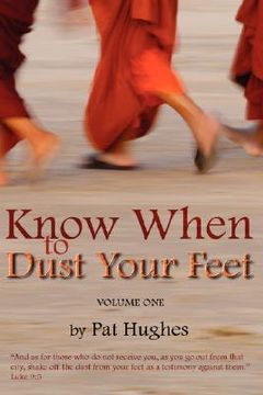 portada know when to dust your feet #1 (en Inglés)