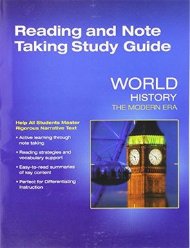 portada World History 2016 Modern era Reading and Notetaking Study Guide Grade 10