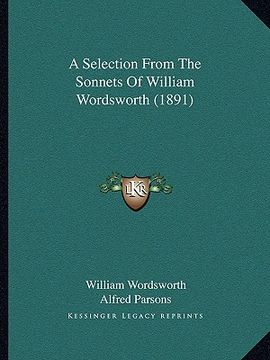 portada a selection from the sonnets of william wordsworth (1891)