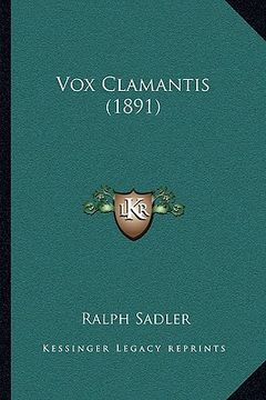 portada vox clamantis (1891) (in English)