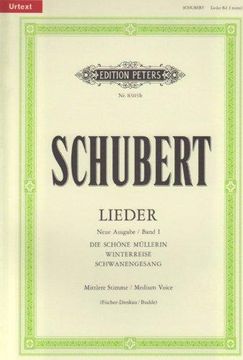 portada Songs (New Edition) (Medium Voice): Die Schöne Müllerin, Winterreise, Schwanengesang; Urtext (en Inglés)