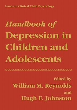 portada handbook of depression in children and adolescents