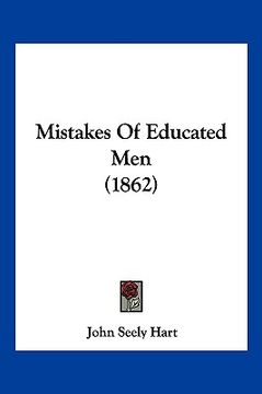 portada mistakes of educated men (1862) (in English)