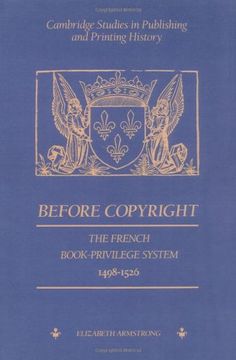 portada Before Copyright Paperback: The French Book-Privilege System 1498-1526 (Cambridge Studies in Publishing and Printing History) (en Inglés)