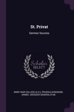 portada St. Privat: German Sources (en Inglés)