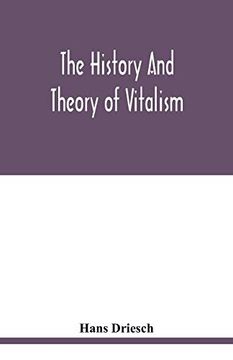 portada The History and Theory of Vitalism (in English)