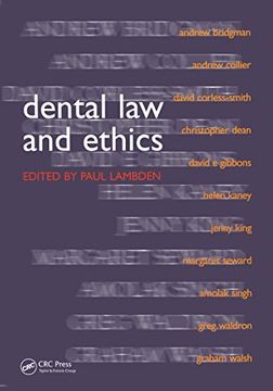 portada Dental Law and Ethics (en Inglés)