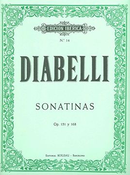 portada DIABELLI - Sonatinas Completas Op.151 y 168 para Piano (Iberica)