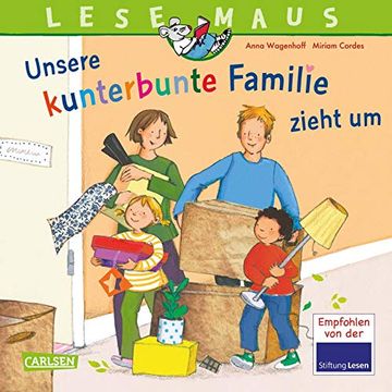 portada Lesemaus 171: Unsere Kunterbunte Familie Zieht um (171) (en Alemán)