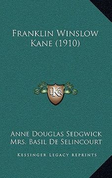 portada franklin winslow kane (1910) (en Inglés)