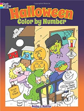 portada Halloween Color by Number (Dover Children's Activity Books)