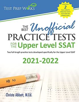 portada The Best Unofficial Practice Tests for the Upper Level Ssat (en Inglés)