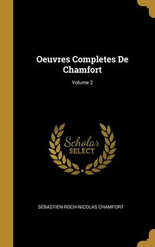 portada Oeuvres Completes de Chamfort; Volume 2