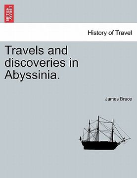 portada travels and discoveries in abyssinia. (in English)