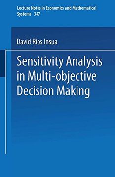 portada sensitivity analysis in multi-objective decision making (in English)