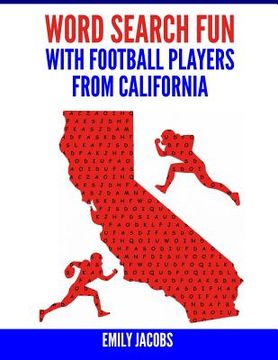 portada Word Search Fun with Football Players from California (en Inglés)