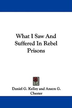 portada what i saw and suffered in rebel prisons (en Inglés)
