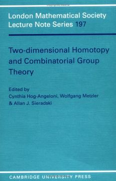 portada Two-Dimensional Homotopy and Combinatorial Group Theory Paperback (London Mathematical Society Lecture Note Series) (en Inglés)