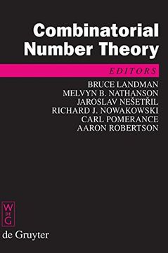 portada Combinatorial Number Theory (de Gruyter Proceedings in Mathematics) (in English)