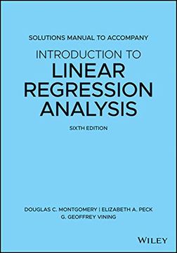 portada Solutions Manual to Accompany Introduction to Linear Regression Analysis (in English)