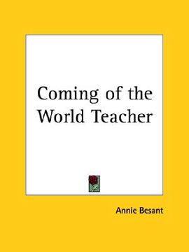portada coming of the world teacher (en Inglés)