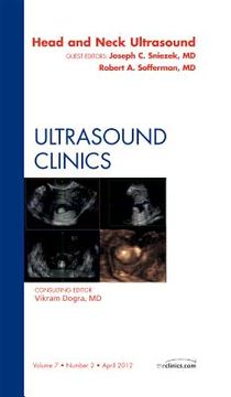 portada Head & Neck Ultrasound, an Issue of Ultrasound Clinics: Volume 7-2