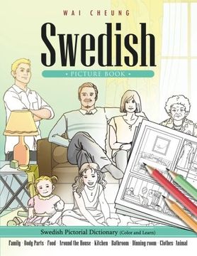 portada Swedish Picture Book: Swedish Pictorial Dictionary (Color and Learn)