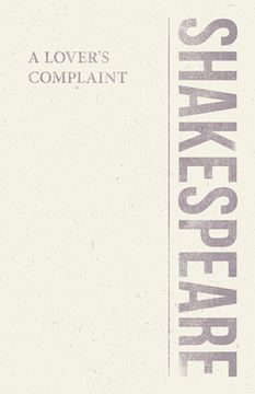portada A Lover's Complaint